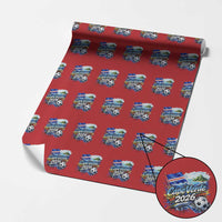 Cape Verde Soccer 2026 Island Flag Wrapping Paper Roll Cabo Verde Football Team Fans Tropical Pride Gift