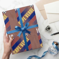 Cape Verde Soccer Jersey Style National Pride Wrapping Paper Roll Cabo Verde Football Fans Number 10 Athletic
