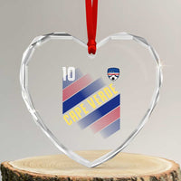 Cape Verde Soccer Jersey Style National Pride Heart Crystal Glass Ornament Cabo Verde Football Fans Number 10 Athletic