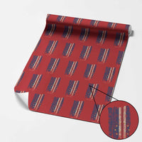 Cape Verde Vertical Brush Stroke Flag Graphic Wrapping Paper Roll Cabo Verde National Pride Artistic Gift