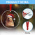 Capybara Christmas Crystal Glass Ornament Funny Santa Capy Meme Xmas Vibe TS02