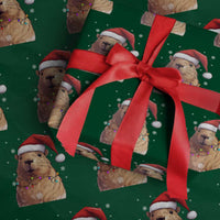 Capybara Christmas Wrapping Paper Roll Funny Santa Capy Meme Xmas Vibe