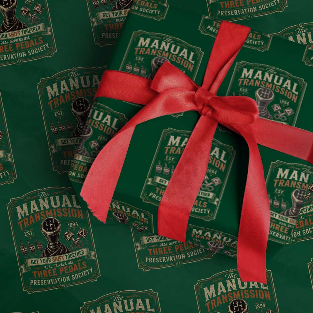 Car Guy Wrapping Paper Roll The Manual Transmission Preservation Society