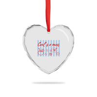 Carl's a Mess Heart Crystal Glass Ornament Viral Sarcastic Reality TV