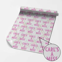 Carl's a Mess Wrapping Paper Roll Viral Reality TV Quote Meme