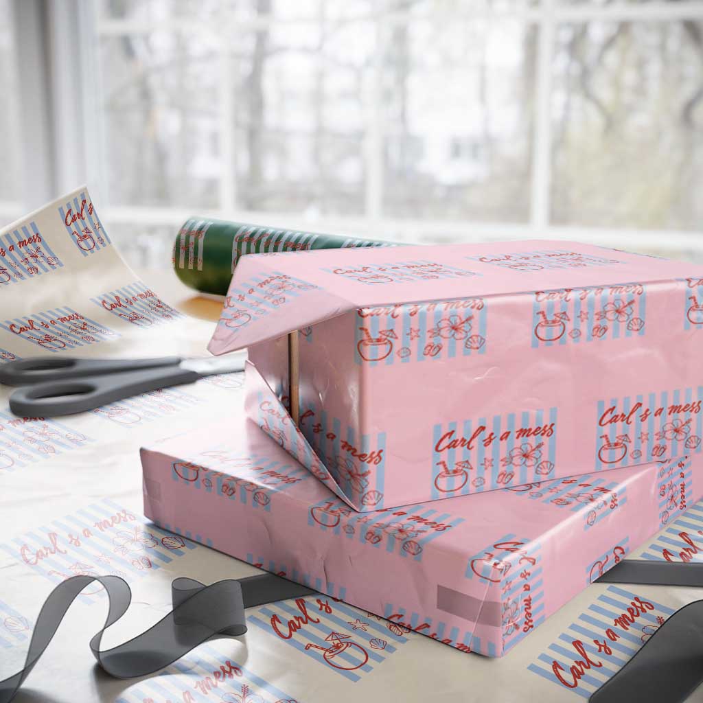 Carl's a Mess Wrapping Paper Roll Viral Sarcastic Reality TV