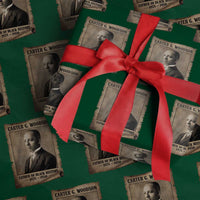 Carter G Woodson Wrapping Paper Roll Father Of Black History Month Old Paper Graphic