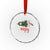 Cat Christmas Meme Crystal Glass Ornament Eepy Kitten Silly Sleepy - Wonder Print Shop
