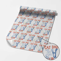 Cat Dad Club Wrapping Paper Roll Life is Better with Cats Fathers Day