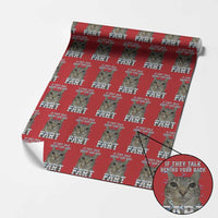 Cat Meme If They Talk Behind Your Back Fart Wrapping Paper Roll Funny Oddly Specific