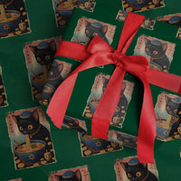 Cat Ramen Hanukkah Wrapping Paper Roll Japanese Kawaii Anime Chanukah Cat - Wonder Print Shop