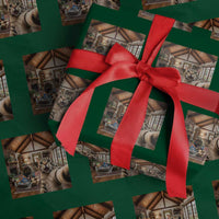 Cat Selfie with Man Funny Cat Dad Wrapping Paper Roll