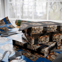 Cat Selfie with Man Funny Cat Dad Wrapping Paper Roll