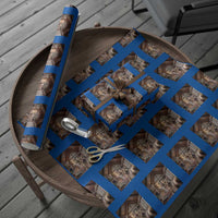 Cat Selfie with Woman Funny Cat Mom Wrapping Paper Roll
