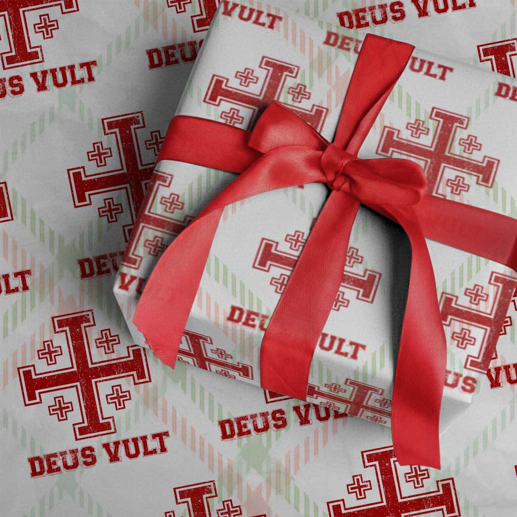 Catholic Knight Templar Crusader Cross Wrapping Paper Roll TS10