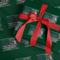 Catholic Knight Templar Wrapping Paper Roll American Flag Crusader Cross