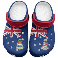 Cayman Islands Clogs Shoes Heritage Palette Flag-Inspired - Wonder Print Shop