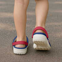 Cayman Islands Clogs Shoes Heritage Palette Flag-Inspired - Wonder Print Shop