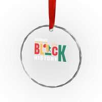 Celebrate Black History Crystal Glass Ornament African American History Africa Map