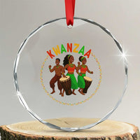 Celebrate Kwanzaa Together African Culture Dance Gift Crystal Glass Ornament - Wonder Print Shop