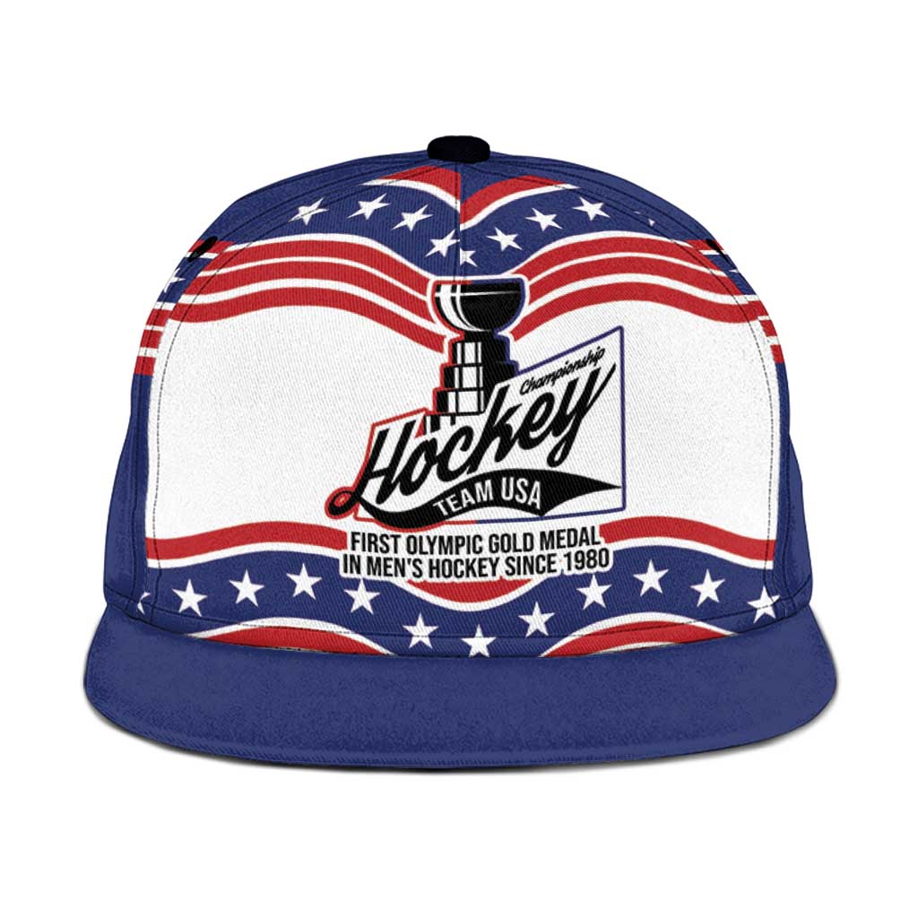 Celebrate United States Hockey's First Gold in 46 years Snapback Cap