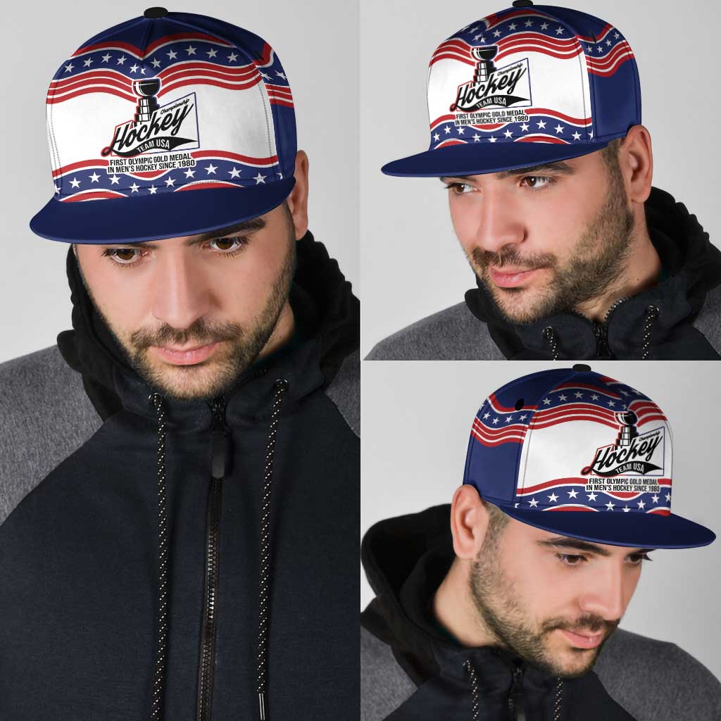 Celebrate United States Hockey's First Gold in 46 years Snapback Cap