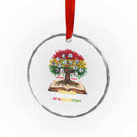 Celebrating 100 Years Of Black History Honoring The Past Inspiring The Future Crystal Glass Ornament Black Leaders