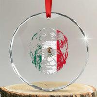 Cesar Chavez Day Mexican American Pride Crystal Glass Ornament