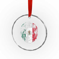 Cesar Chavez Day Mexican American Pride Crystal Glass Ornament