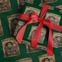 Cesar Chavez Wrapping Paper Roll Hispanic Heritage Mexican American Pride Latino