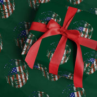Cesar Chavez Wrapping Paper Roll Hispanic Heritage Month American Flag Portrait