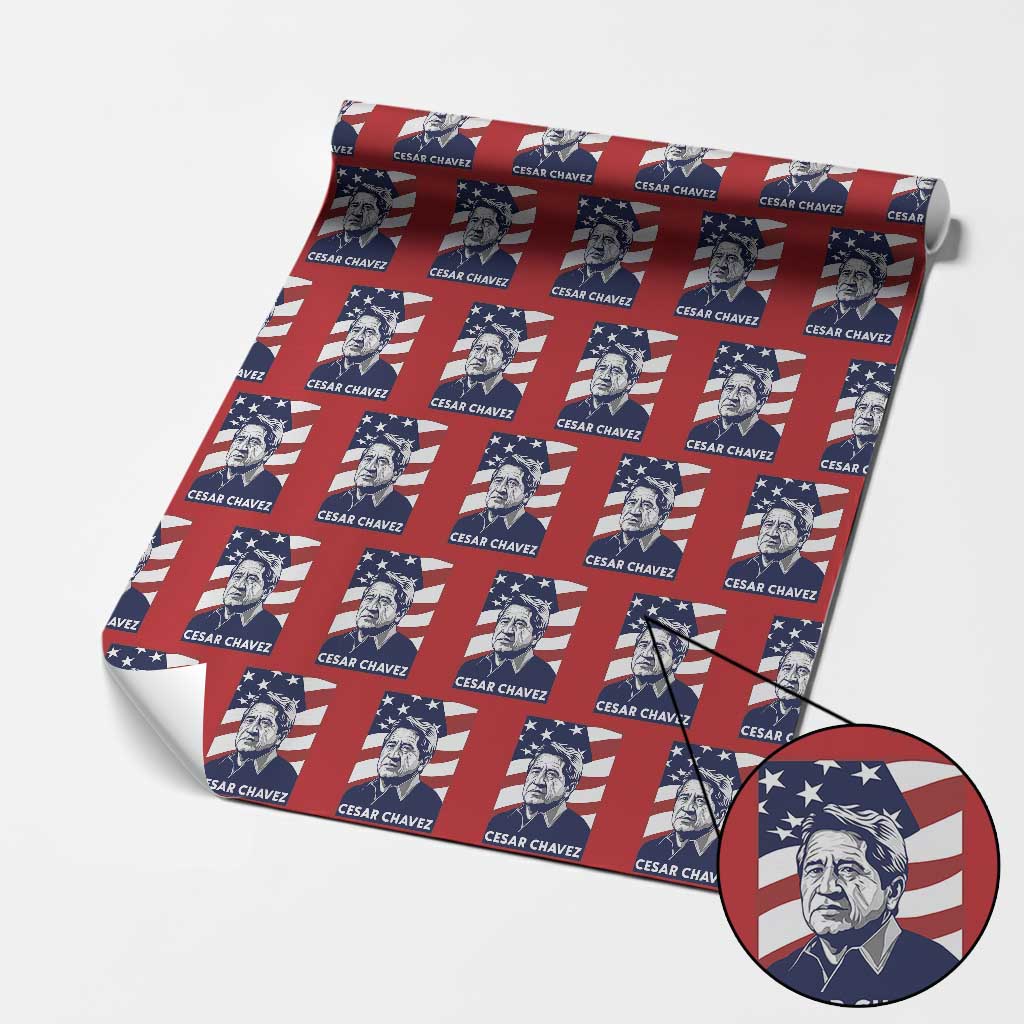 Cesar Chavez Wrapping Paper Roll Labor Leader Mexican American Pride