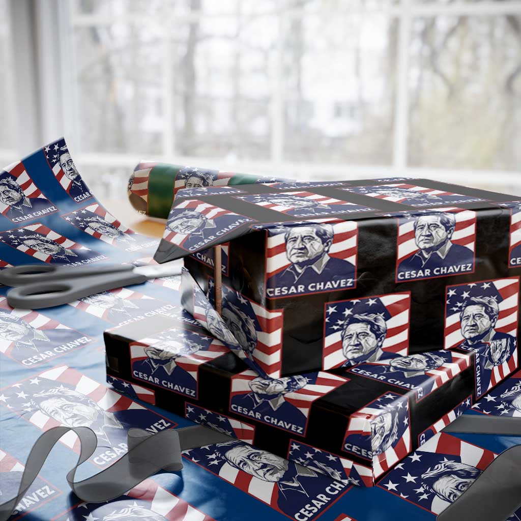 Cesar Chavez Wrapping Paper Roll Labor Leader Mexican American Pride