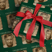 Cesar Chavez Wrapping Paper Roll Mexican American Pride Latino Heritage