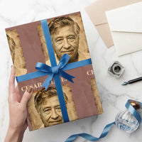 Cesar Chavez Wrapping Paper Roll Mexican American Pride Latino Heritage