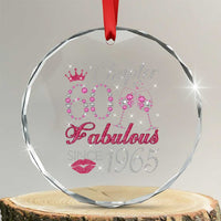 Chapter 60 Fabulous Crystal Glass Ornament Sparkle Since 1965 60Th Birthday Gift For Women TS02
