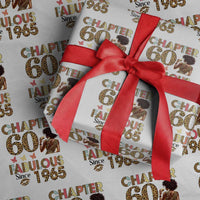 Chapter 60 Fabulous Leopard Wrapping Paper Roll Since 1965 60Th Birthday Gift For Women