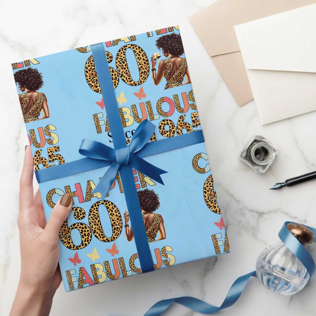 Chapter 60 Fabulous Leopard Wrapping Paper Roll Since 1965 60Th Birthday Gift For Women