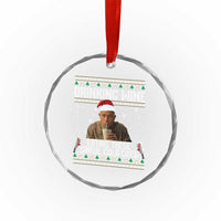 Charlie Hunnam Ed Gein Ugly Christmas Crystal Glass Ornament Funny Drinking Wine Eating These Sinful Cold Cuts - Wonder Print Shop