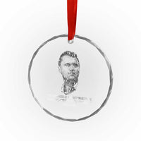 Charlie Kirk Legacy Crystal Glass Ornament Greatness of Our Nation American True Patriot TS02