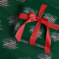 Charlie Kirk Memorial Wrapping Paper Roll Erika Kirk Quote Patriotism Faith Gods Merciful Love - Wonder Print Shop