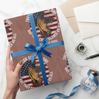 Charlie Kirk Memorial Wrapping Paper Roll They Can Silence One But They Cant Silence Us All - Wonder Print Shop