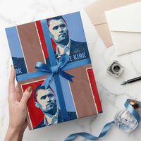 Charlie Kirk Tribute Wrapping Paper Roll Freedom Hope Memorial 1993 2025 - Wonder Print Shop