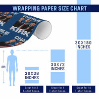 Charlie Kirk Wrapping Paper Roll Freedom Speech A True Patriot Tribute Bootleg - Wonder Print Shop