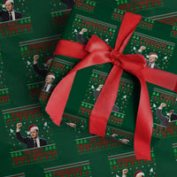 Charlie Kirk Xmas Wrapping Paper Roll Freedom To Say Merry Xmas - Wonder Print Shop