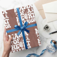CHD Heart Disease Awareness Wrapping Paper Roll Heart Warrior Mama