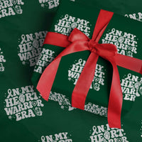 CHD Heart Disease Awareness Wrapping Paper Roll In My Heart Warrior Era