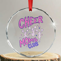Cheer Moms Club Crystal Glass Ornament Cheerleader Mom Mother’s Day Gift