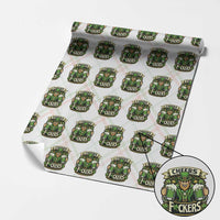 Cheers Fckers Wrapping Paper Roll Funny Leprechaun St Patricks Day Party