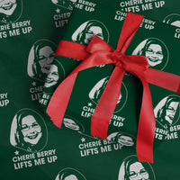Cherie Berry Lifts Me Up Wrapping Paper Roll Elevator Tribute Funny NC Meme - Wonder Print Shop